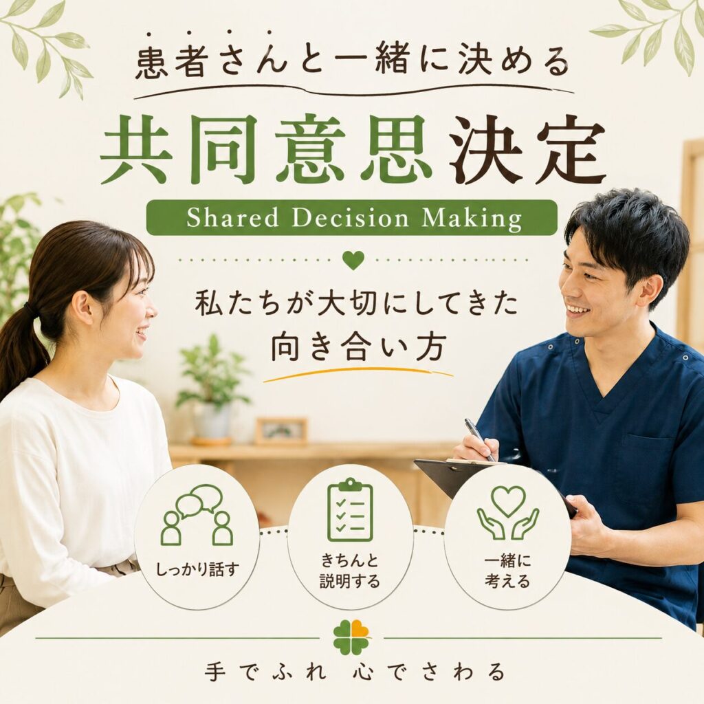 Shared Dicision Making:共同意思決定